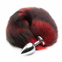 Red Cat Tail Metal Plug 16"