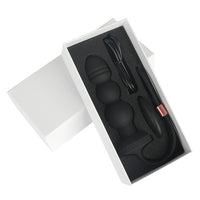 Silicone Vibrating Anal Beaded Plug