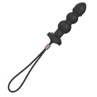 Silicone Vibrating Anal Beaded Plug