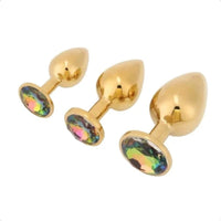 Gold Sex Toy Kit (3 Piece)