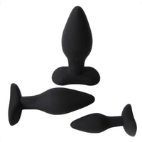 Soft Silicone Anal Training Plug Set (3 Piece)