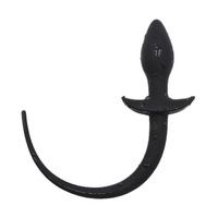 Curved Dog Anal Tail, 7"