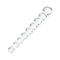 Slim Bumpy Glass Anal Dildo