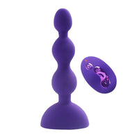 Triple Pleasure Bead Anal Vibration Plug