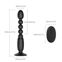 Vibrating Anal Beaded Plug