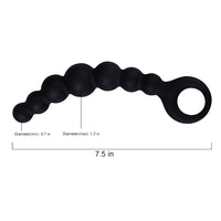 Curved Anal Toy String Plugs