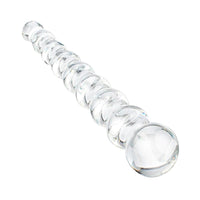Slim Bumpy Glass Anal Dildo