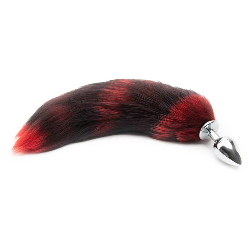 Red Cat Tail Metal Plug 16"