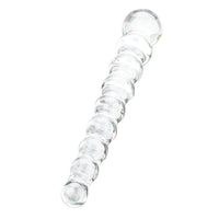 Slim Bumpy Glass Anal Dildo