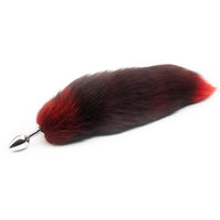 Red Cat Tail Metal Plug 16"