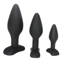 Soft Silicone Anal Training Plug Set (3 Piece)