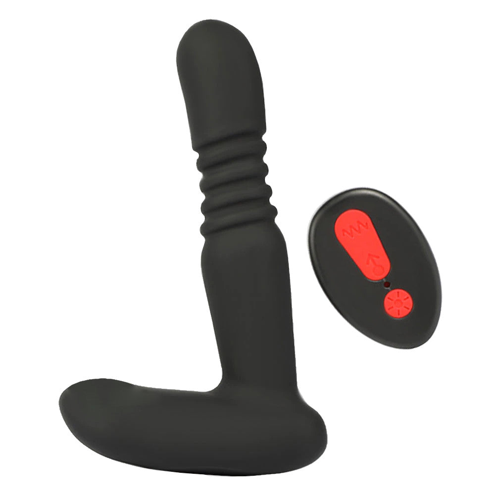 Fiery 9-Speed Thrusting Anal Vibrator