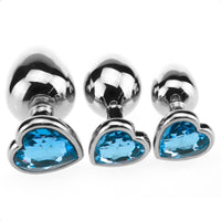 Candy Jeweled Butt Plug Set (3 Piece)