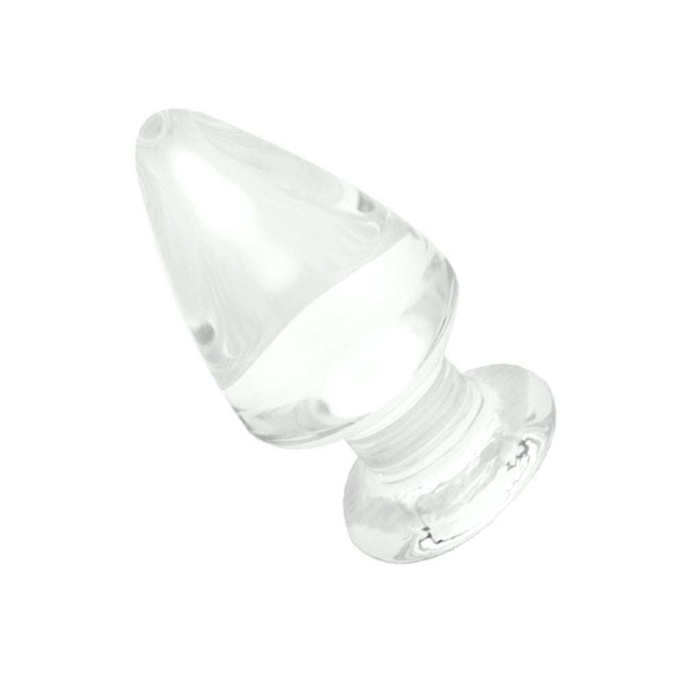 Extreme Big Glass Anal Toy Plug