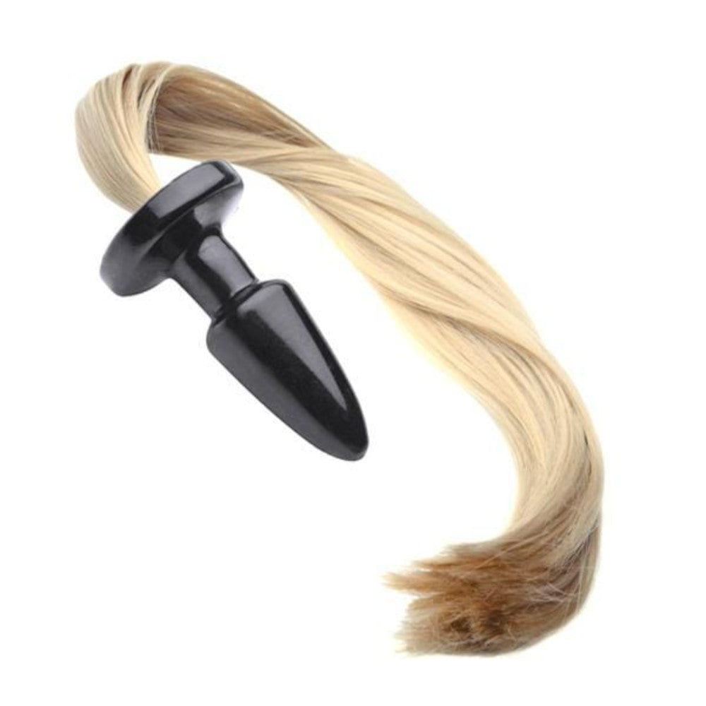 Silicone Horse Anal Tail, 20"