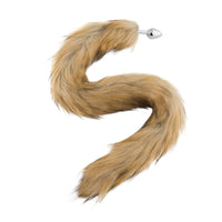 Brown Fox Tail Plug 32"