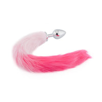 Pink Fox Tail Plug 16"