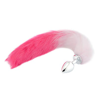 Pink Fox Tail Plug 16"