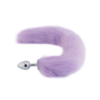 Purple Fox Tail Butt Plug 16"