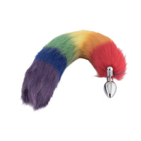 Rainbow Fox Shapeable Metal Tail, 18"