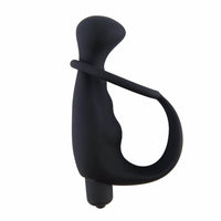 Ribbed Prostate Massager with Ring