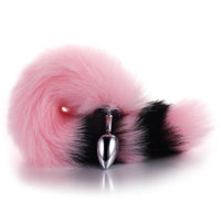 Pink with Black Fox Metal Plug, 14"