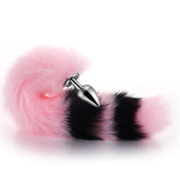 Pink with Black Fox Metal Plug, 14"