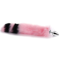 Pink with Black Fox Metal Plug, 14"