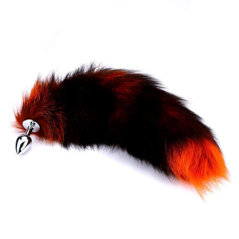 Black & Orange Fox Plug 16"