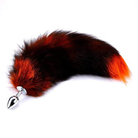 Black & Orange Fox Plug 16"