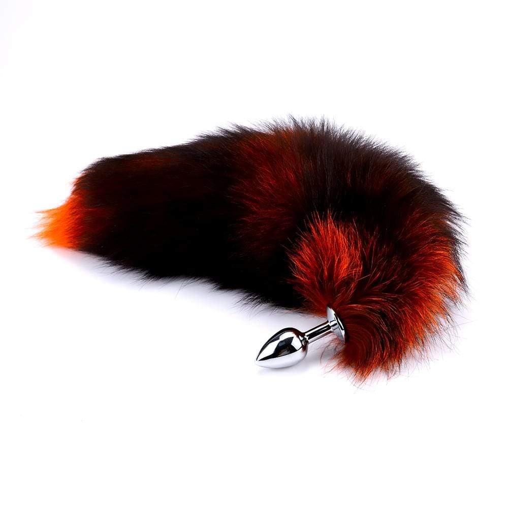 Black & Orange Fox Plug 16"