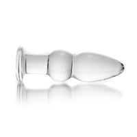 Crystal Clear Plug-Shaped Glass