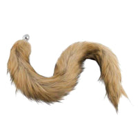 Brown Fox Tail Plug 32"