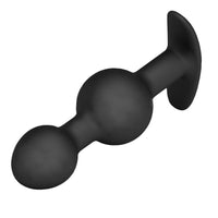 Black Bead Silicone String Anal Toy
