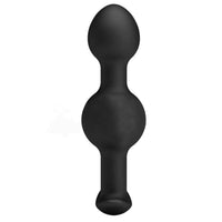 Black Bead Silicone String Anal Toy