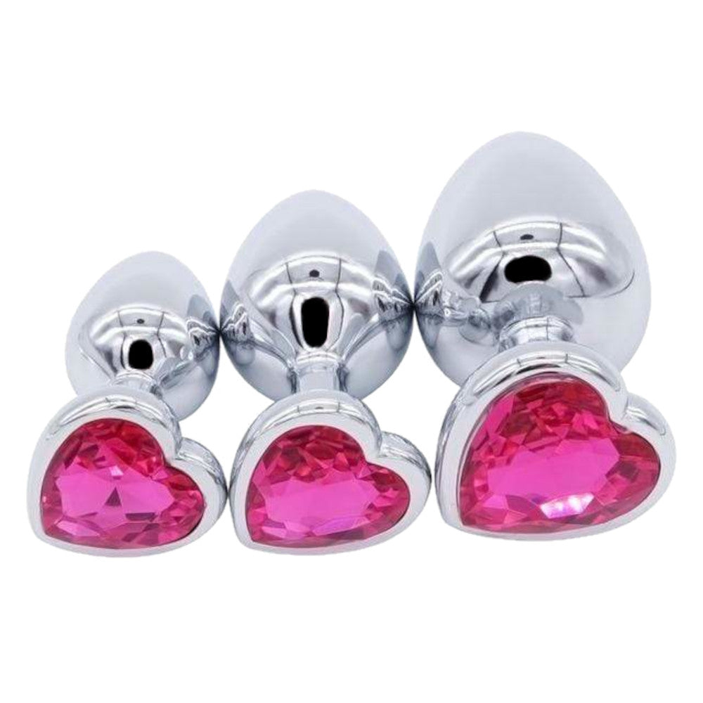 Heart Plug Set (3 Piece)