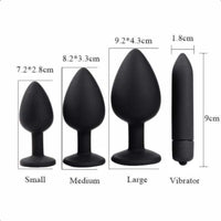 Smooth Silicone Plug Set (3 Piece)