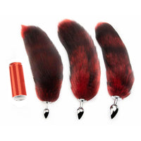 Red Cat Tail Metal Plug 16"