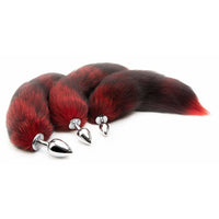 Red Fox Tail Plug 16"