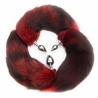 Red Cat Tail Metal Plug 16"