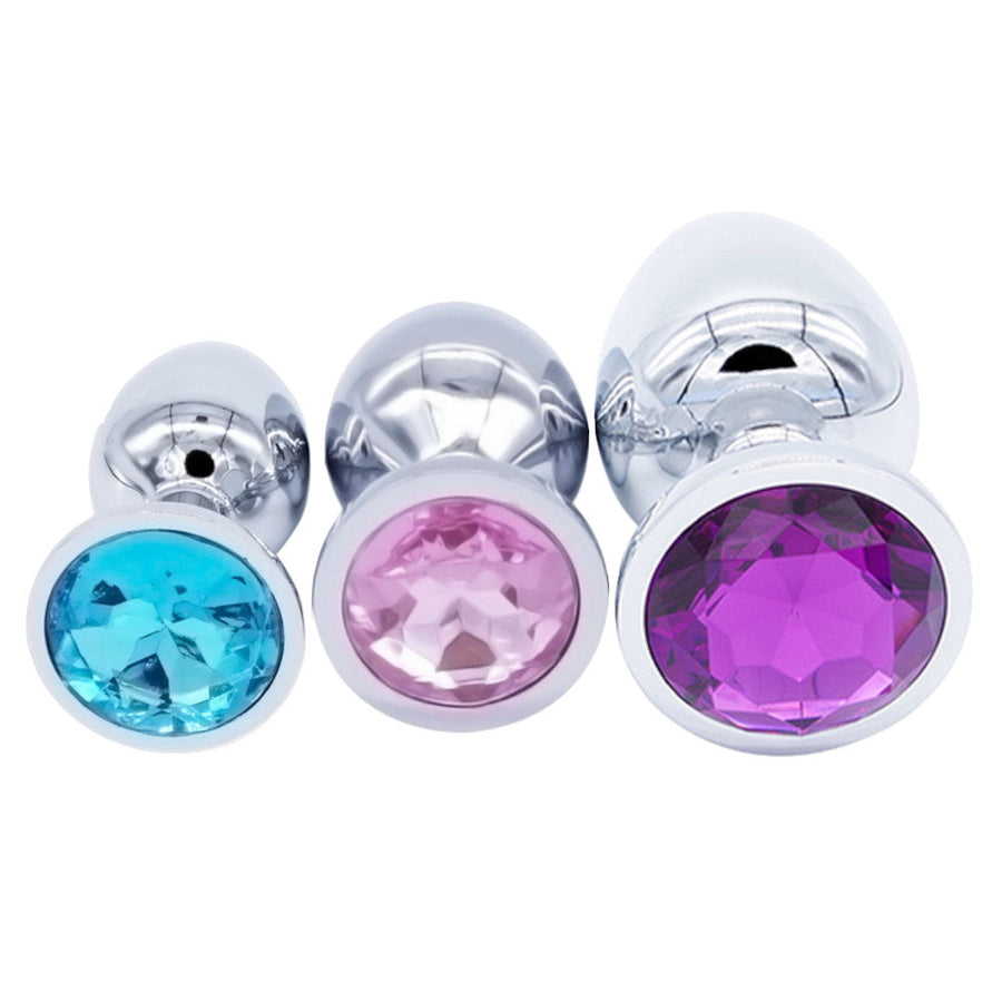 Jeweled Plug Set (3 Piece)