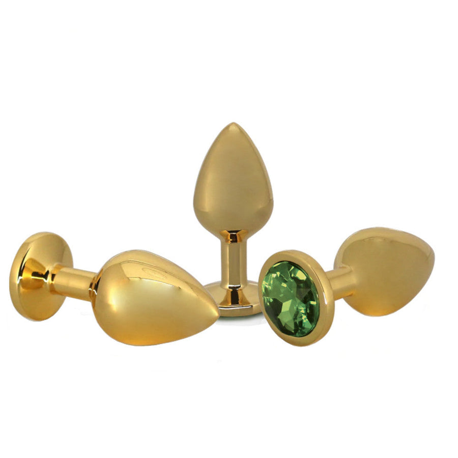 Small Golden Jeweled Plug