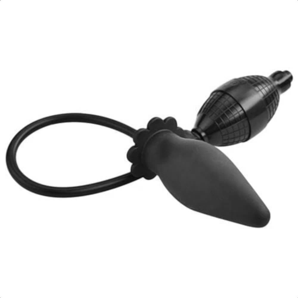 Black Silicone Inflatable Plug