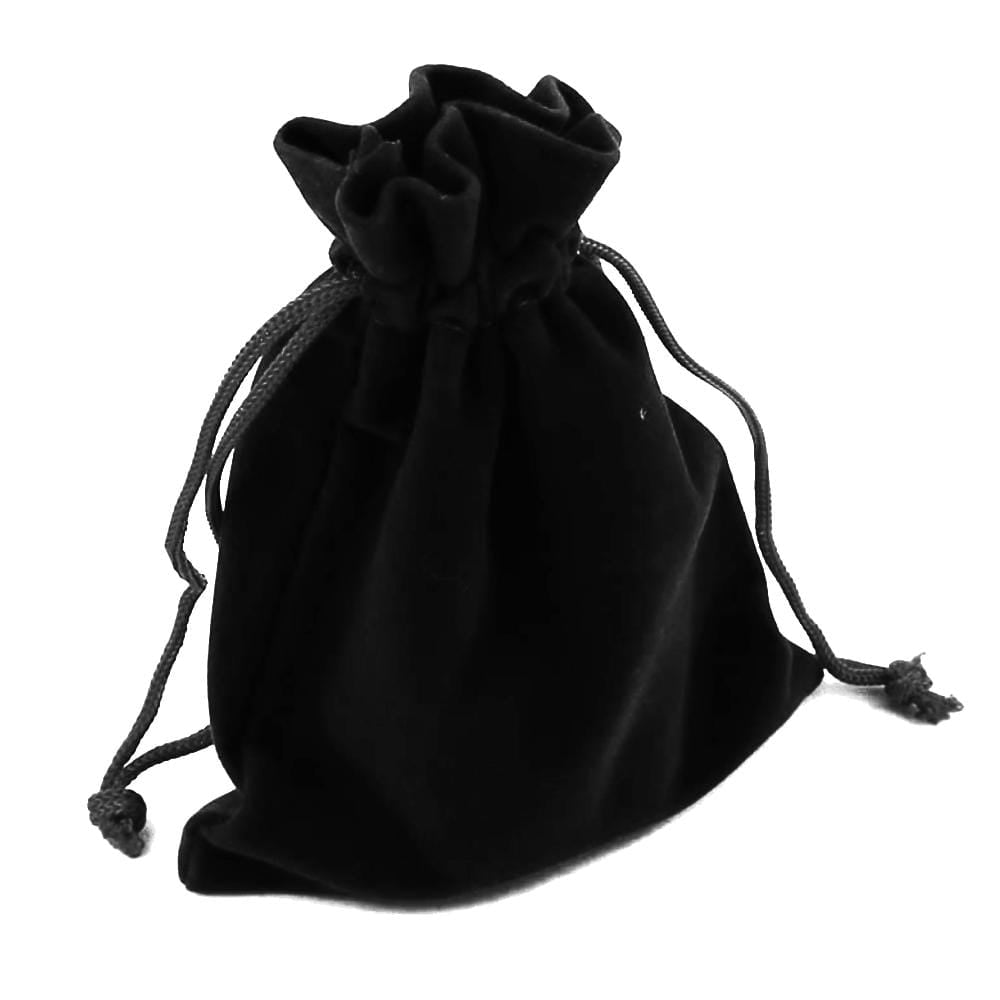 Black Velvet Toy Storage Bag