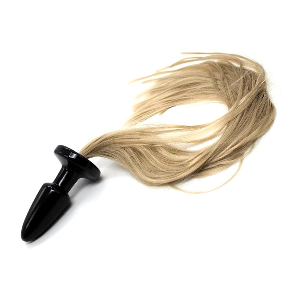 Silicone Horse Tail Butt Plug, 20"