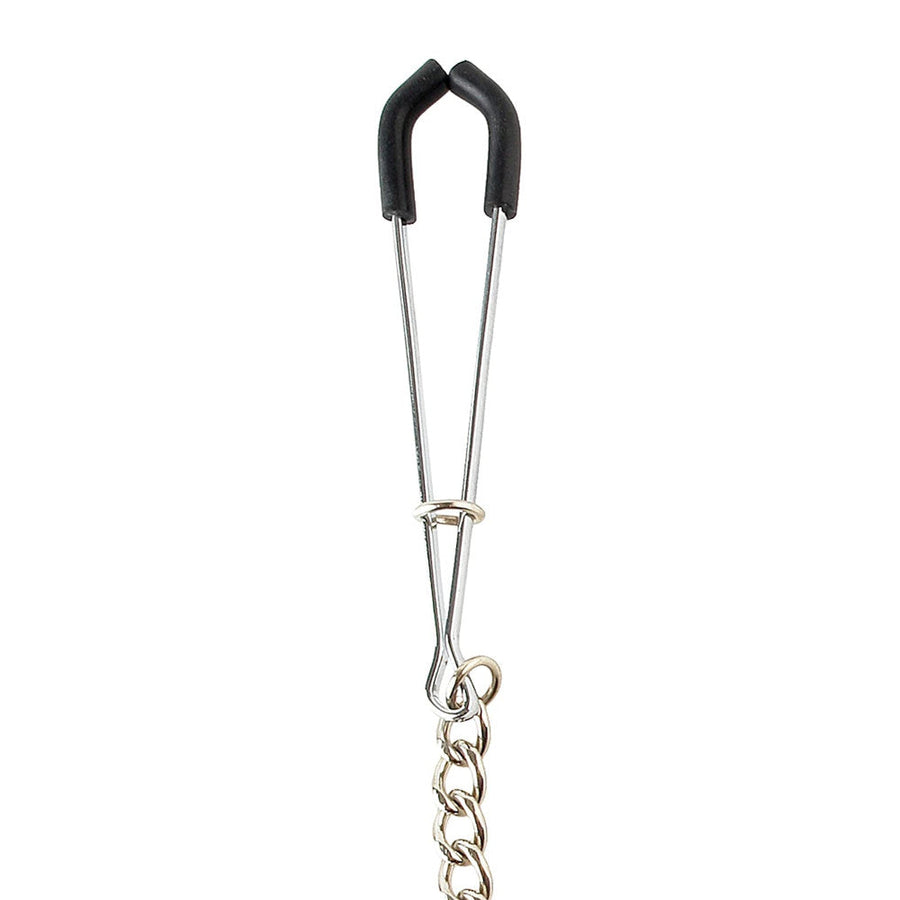 Tweezer Nipple Clamps With Chain