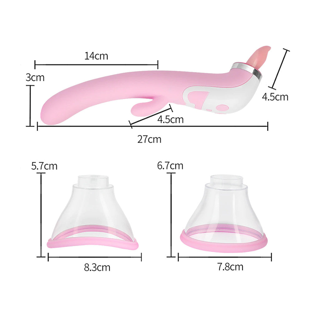 Pink Tongue Anal Vibrator