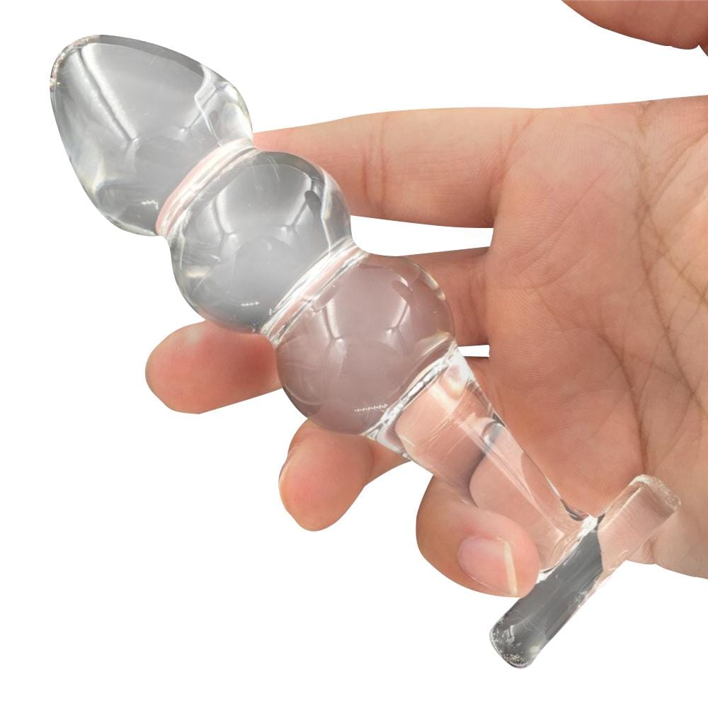 Glass Anal Bead Plug