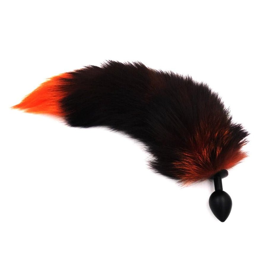 Black & Orange Fox Plug 16"