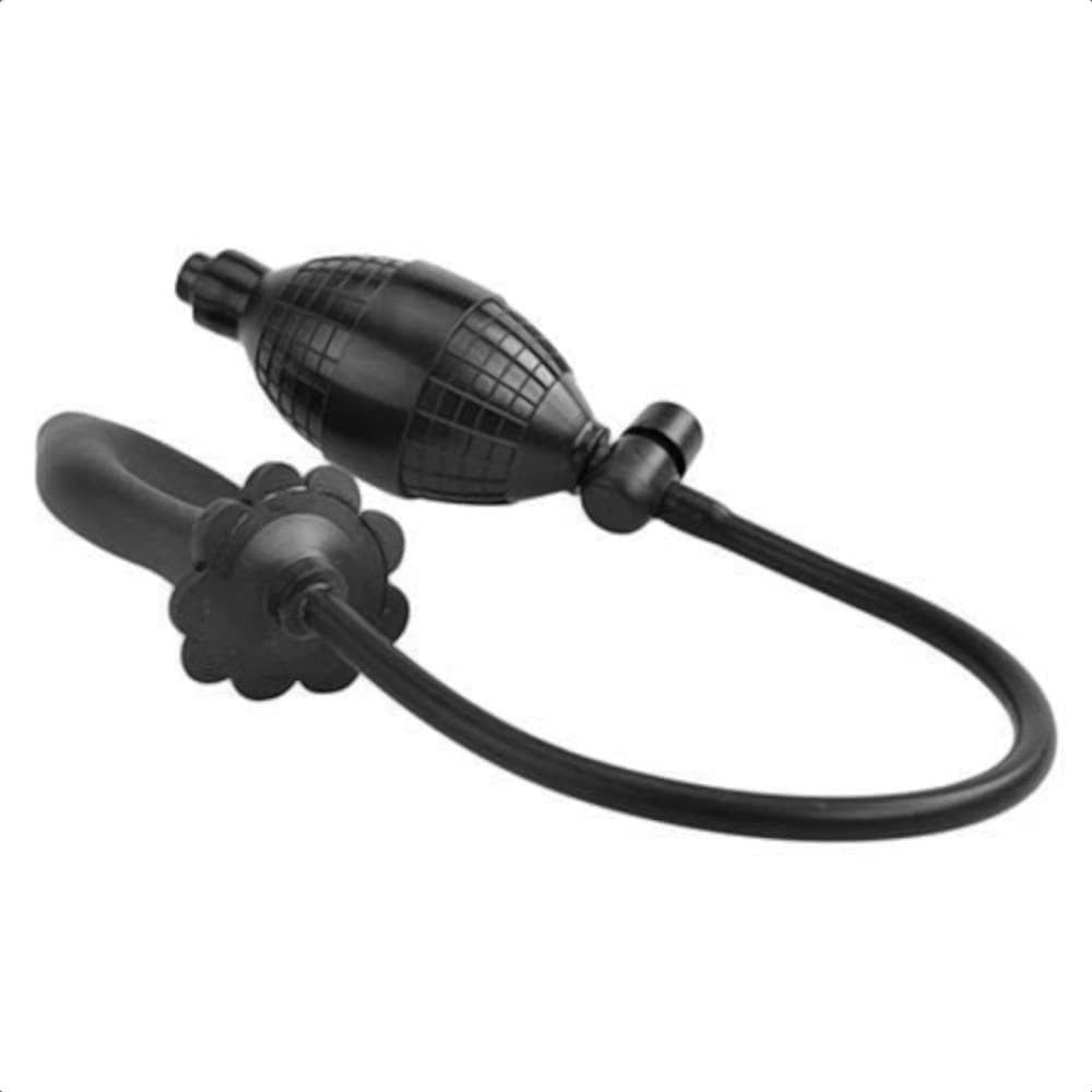Black Silicone Inflatable Plug
